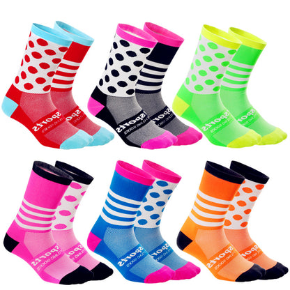 Chaussettes de cyclisme chaussettes de skate de course