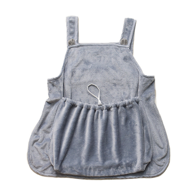 Touch The Cat Kläder Husdjur Förkläde Non-stick Anti-grab Mjuk plysch Camisole Pinafore For Pets