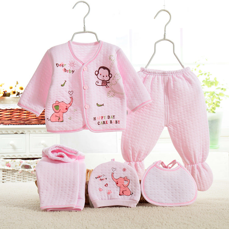 Baby underwear five-piece warm clothes