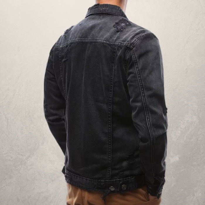 Vêtements d'hiver pour hommes, manteau en jean surdimensionné, veste en jean