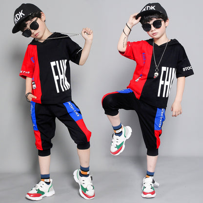 Children's Clothing Summer New Boy Short-Sleeved Suit