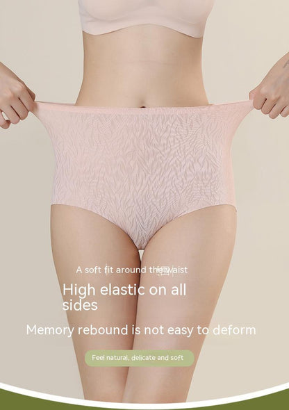 High Waist Seamless Underwear For Women Sexy Hip Lifting Pure Cotton Briefs