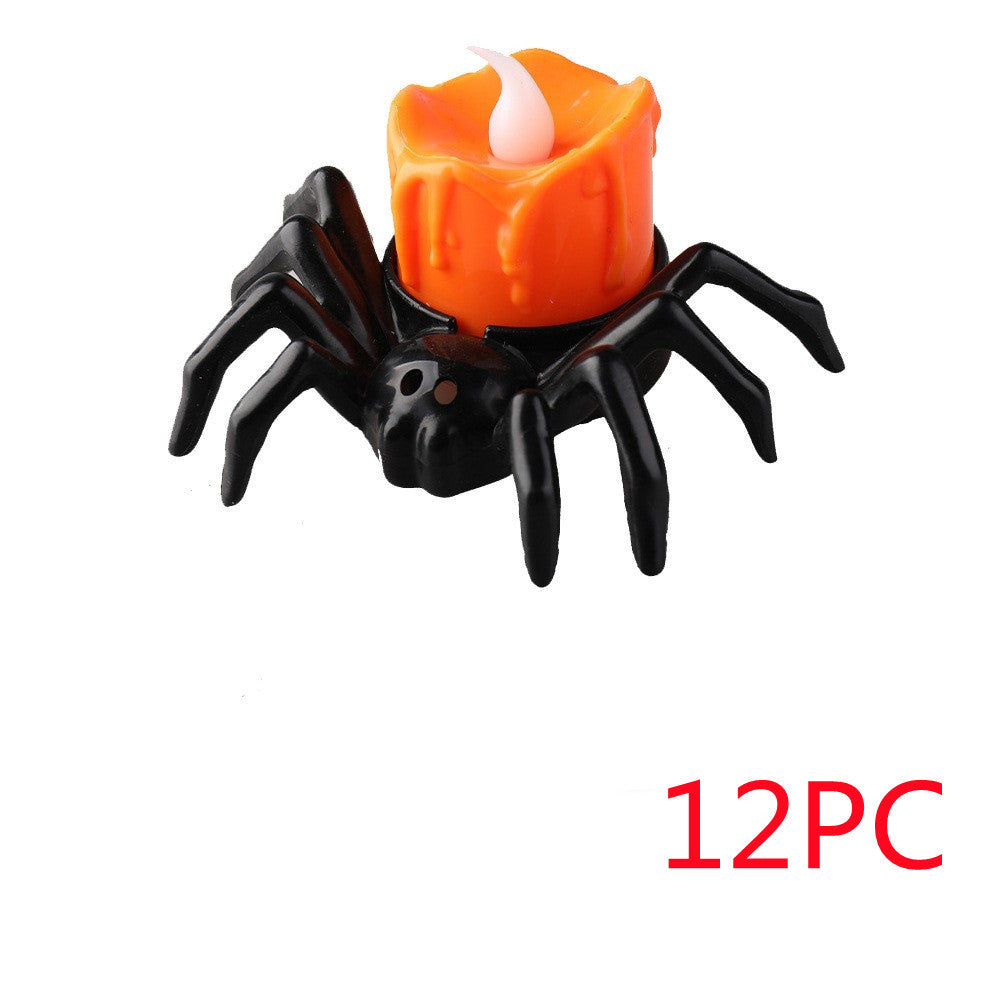 Halloween Festival Atmosfär Kreativa Halloween Spider Ljusstake Ornament