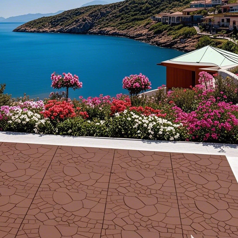 Waterproof, Wear-resistant, DIY Assembly, Garden, Courtyard, Balcony,plastic Flooring