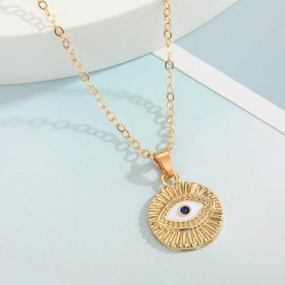 Collier Oeil de Palme Pour Femme