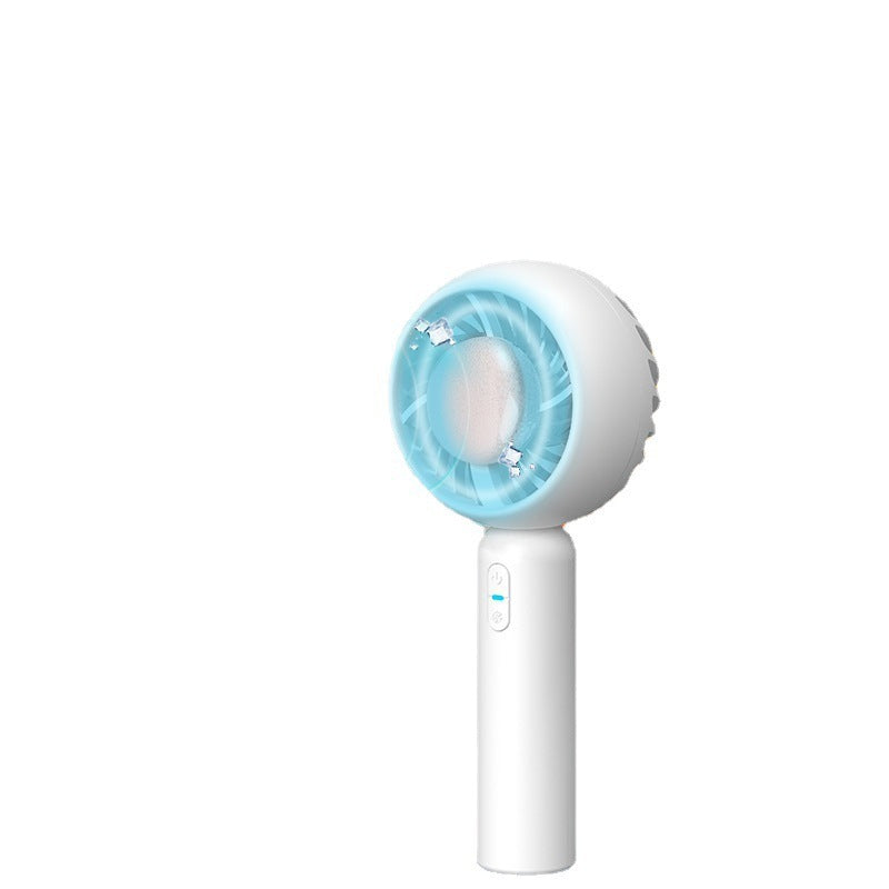 Mini Handheld Mute Fan Semiconductor Refrigeration Cooling Portable Air Conditioner Battery USB Rechargeable Fan Outdoor