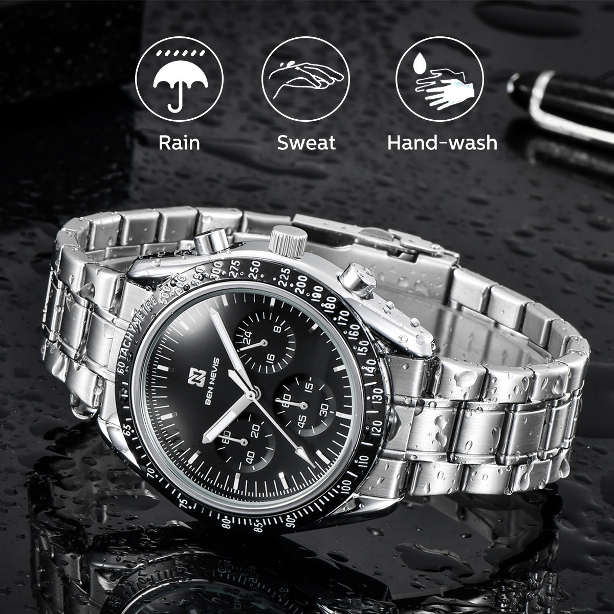 Quartz Fashion Men's Watches Are Multifunctional