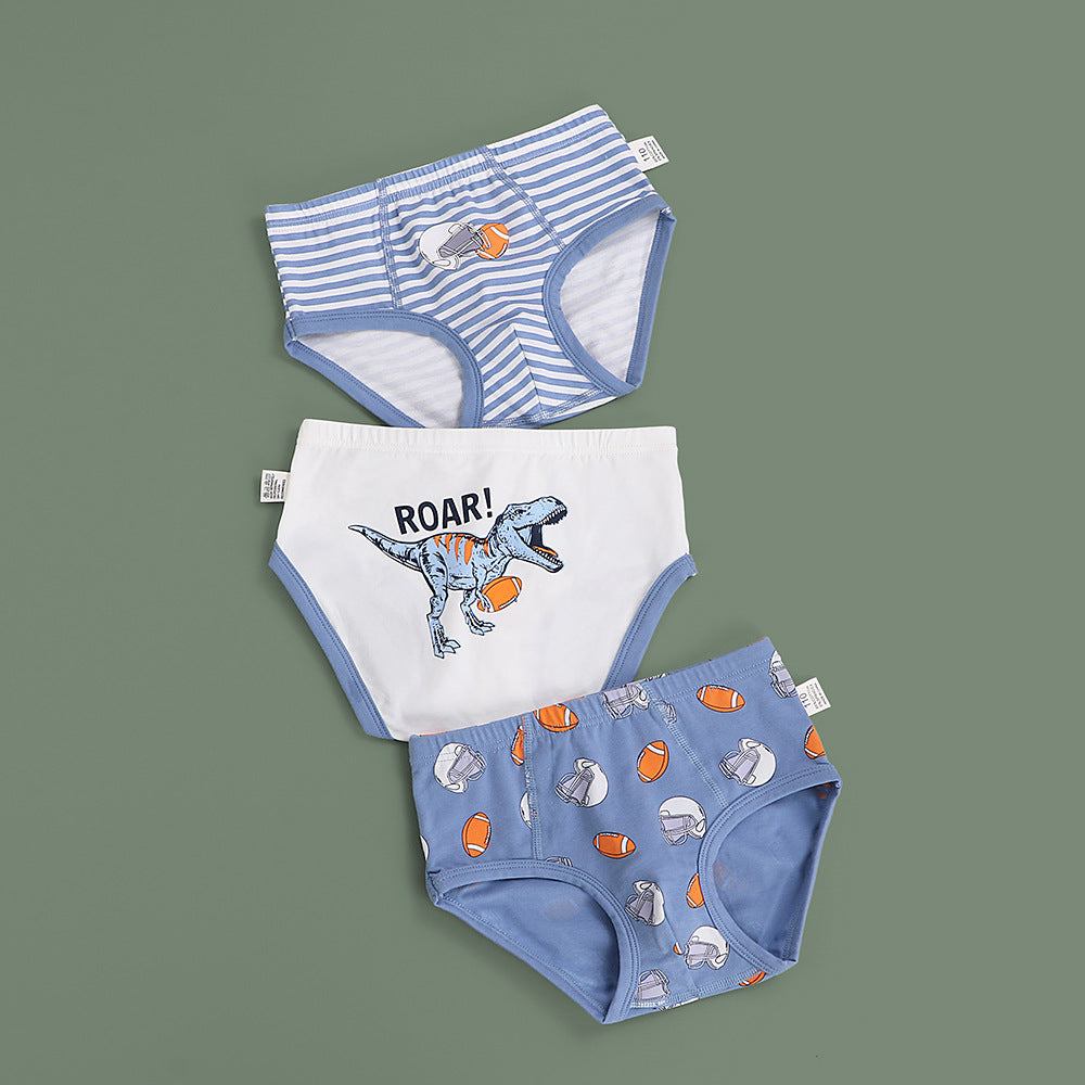 Cartoon Dinosaur Print Child Baby Trousers Little Boy Underwear