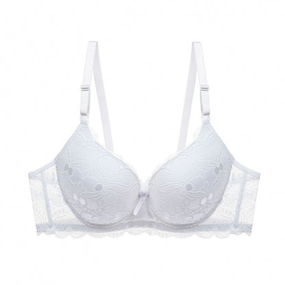 Lace Hollow Massage Push Up Bras Underwear For Women