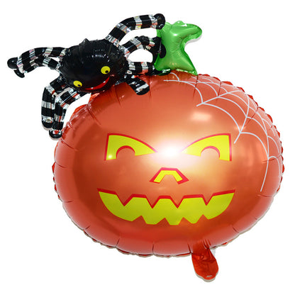 Halloween Balloons Party Scene Pumpkin