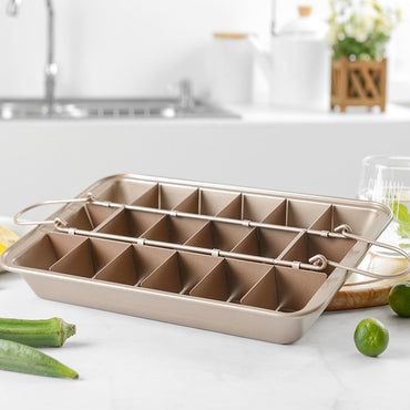 Kök Solid Botten Förtjockad Fyrkantig Brownie Pan Hemmabageri
