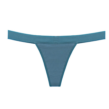 Women Breathable Cotton Thong Period Underwear Low Rise Briefs