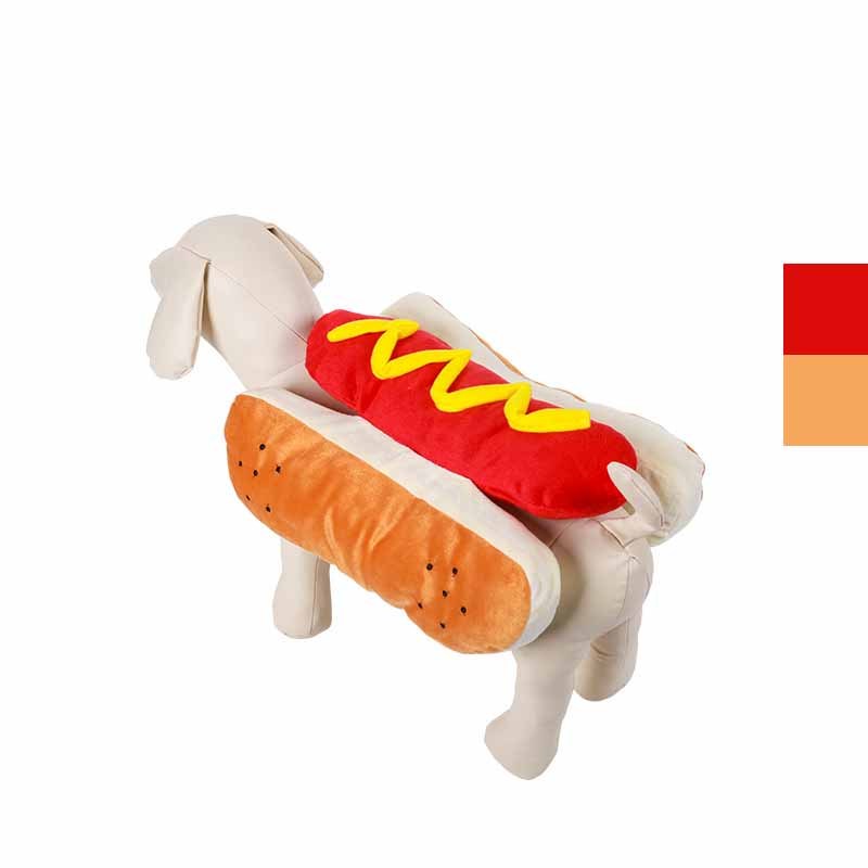 Rolig Halloween kostumer för hundar Valp Husdjur kläder Hot Dog Design hund kläder Husdjur Apparel kläder upp katt part kostym e Sut