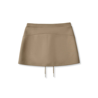 Professional Sweet Hot Girl Style Low Waist Drawstring Hip Skirt - Sexy Design (Adjustable Fit, Curve-Accentuating)