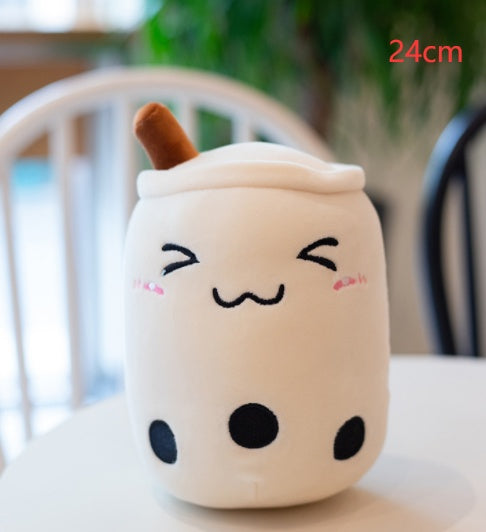 Pearl milk tea cup pillow