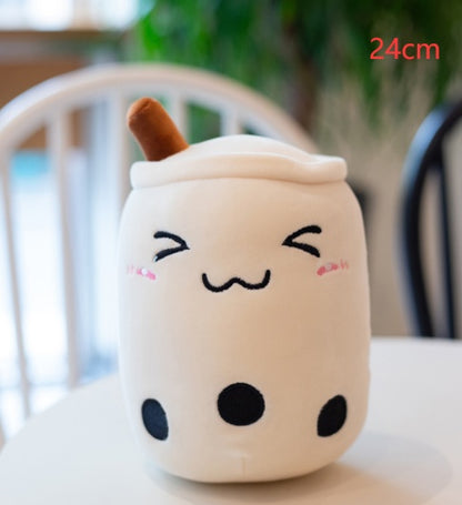 Pearl milk tea cup pillow