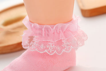 Lace Princess Girls Socks Spring Autumn Baby Socks