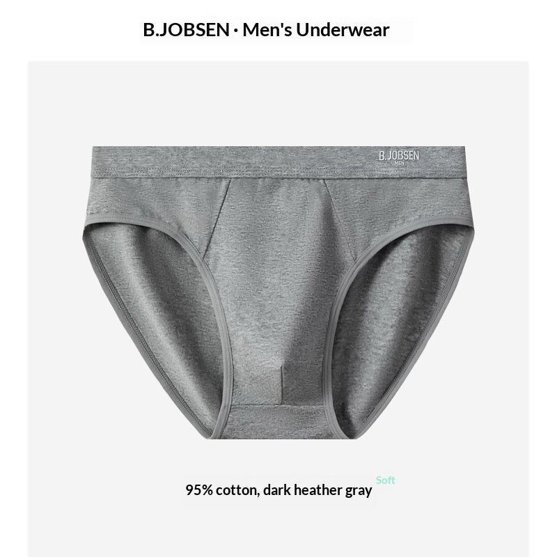 Mens Breathable Cotton Briefs With An Antibacterial Cotton Crotch