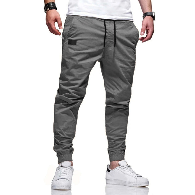 Casual Pants Men Spot Ordinary Youth Trousers Mid-waist Pants