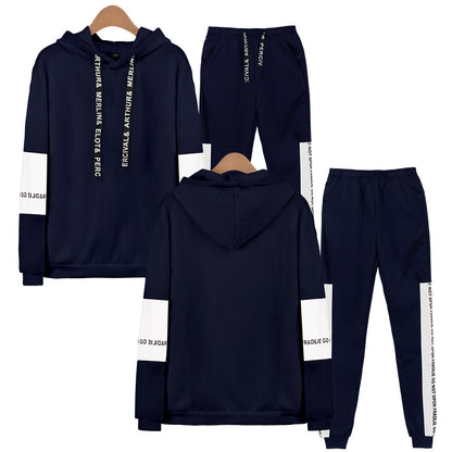 Sweater Suit Solid Color Wholesale Leggings Trousers Two Piece Set