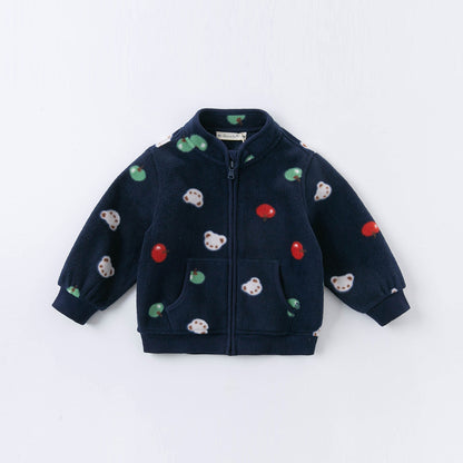 Boys Autumn Tops Baby Jackets Children's Polar Fleece