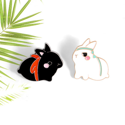 Broche lapin de dessin animé