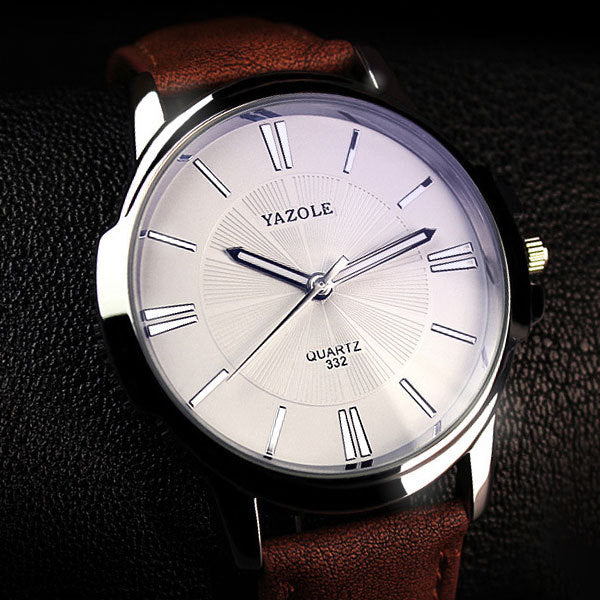 YAZOLE mode montre à Quartz hommes montres haut de gamme de luxe homme horloge affaires hommes montre-bracelet Hodinky Relogio Masculino 