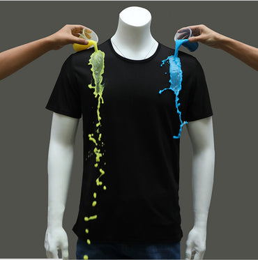 Quick-drying Waterproof Anti-fouling T-shirt Couple Half Sleeve Bottoming Shirt