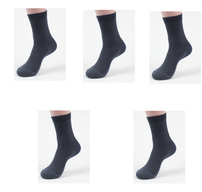 Chaussettes pour hommes, nouvelles chaussettes en fibre de bambou