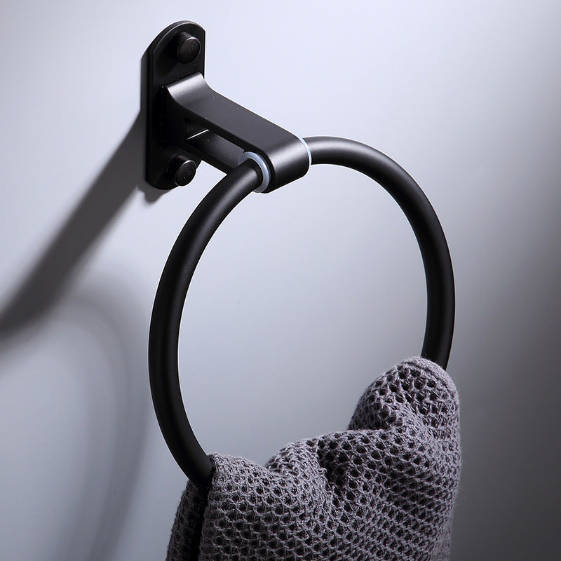 Non-Perforated Towel Ring Bathroom Towel Rack