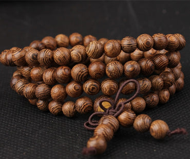 Shun Wenji Träarmband Cliff Bean Träarmband Pararmband Herr- och Damsmycken 108 Pärlarmband