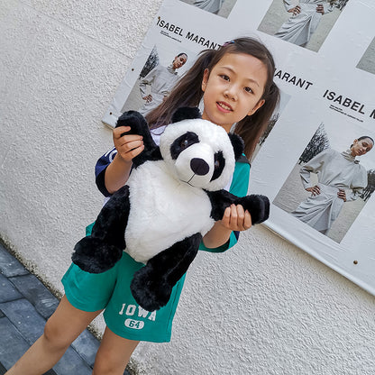 Petit sac à dos Panda mignon, sac en peluche de dessin animé pour garçons et filles