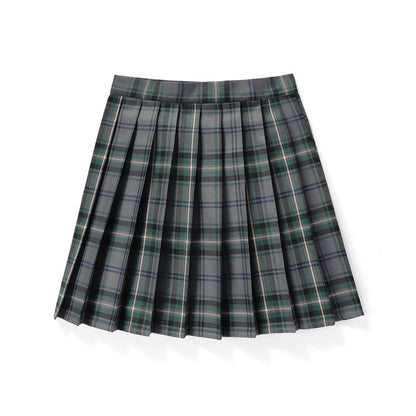 Professional Wear King Half-Length Uniform Pleated Skirt - Polyester Fiber (Multiple Sizes, Fresh Sweet, Cute Style)
