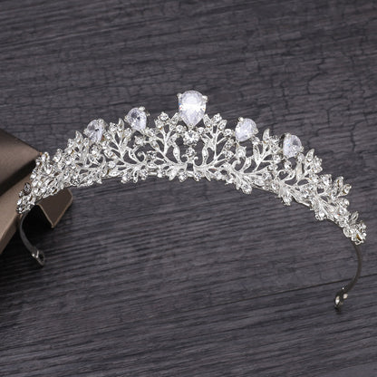 Mode Crystal Diamond Bröllopshår Tiara för bröllop