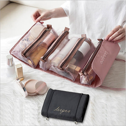 4pcs Cosmetic Bag Foldable Travel Bag