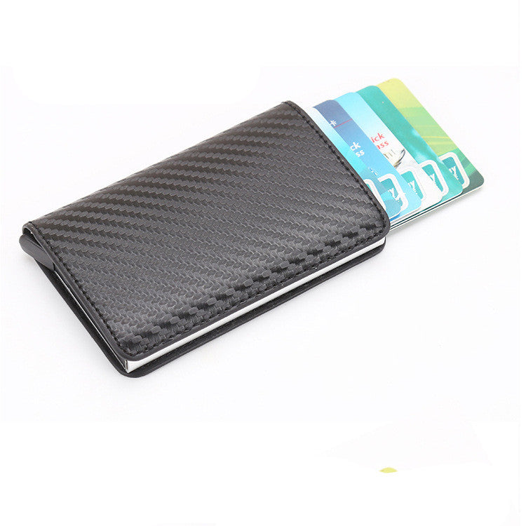 PU Automatic Card Card Holder RFID Multi-function Card Holder