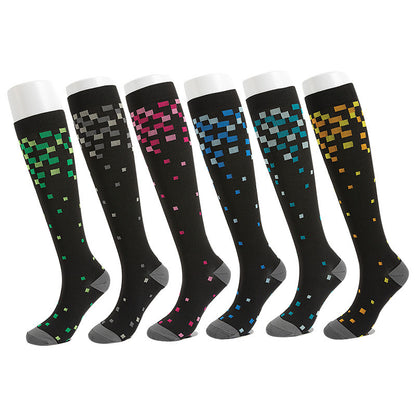 Chaussettes de cyclisme, chaussettes de compression sportives, chaussettes de compression miscibles