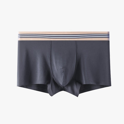 Summer Antibacterial Breathable Mid-waist Boxers Men