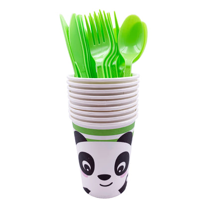 Panda theme birthday party set