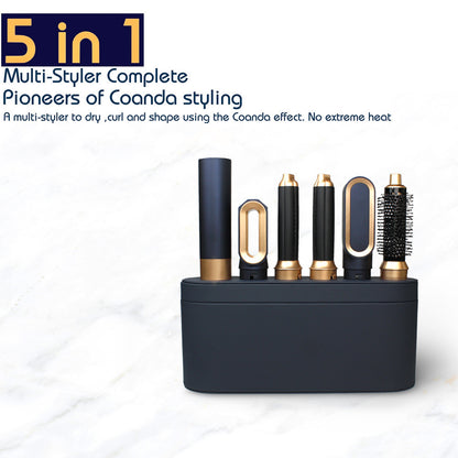 5-in-1 Hair Styler - Multi Hair Dryer & Curling Iron Set