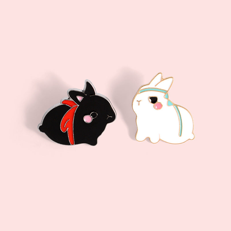 Broche lapin de dessin animé