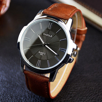 YAZOLE mode montre à Quartz hommes montres haut de gamme de luxe homme horloge affaires hommes montre-bracelet Hodinky Relogio Masculino 