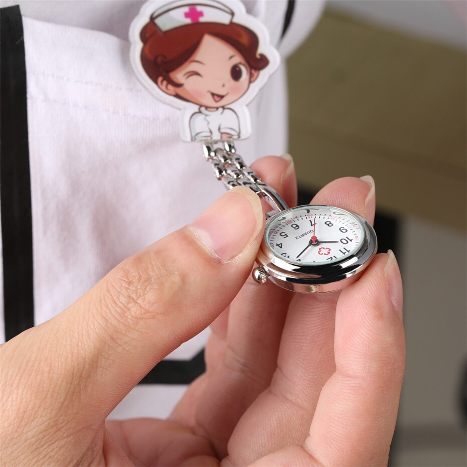 Montre de poche montre d'infirmière montre de soins médicaux montre de poche femme 