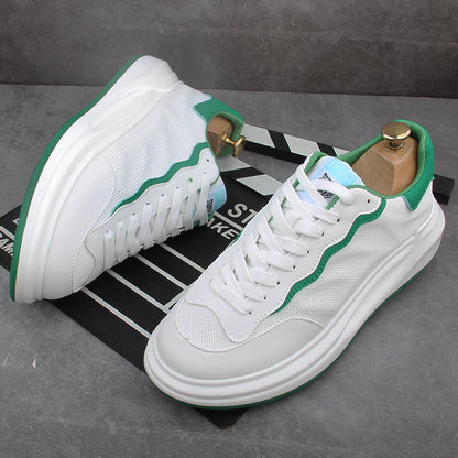 New Versatile Men's Rubber Small White Shoes