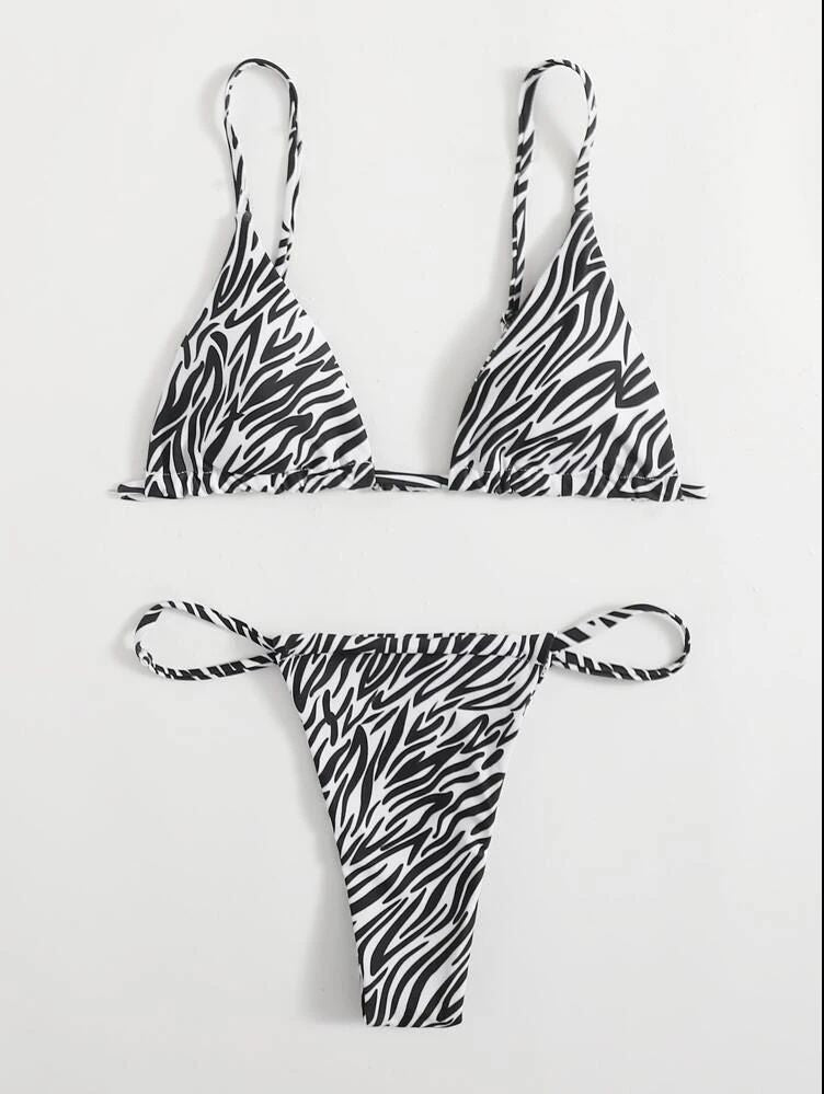 European And American Women's Three-piece Swimsuit