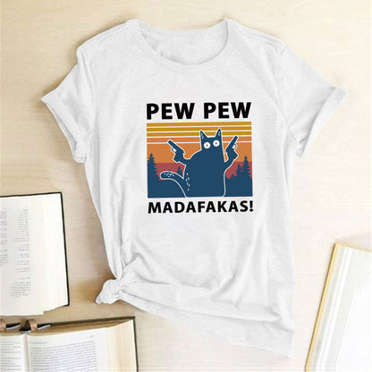 Kortärmad Pew Maddakas T-shirt Europeisk storlek Topp