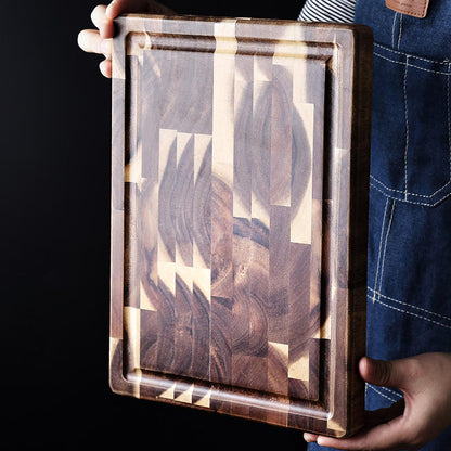 Planche à découper en bois massif de parquet de ménage de cuisine