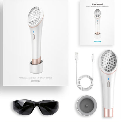 Acne Light Therapy Device - Wireless Rechargeable Blue & Red Light Treatment