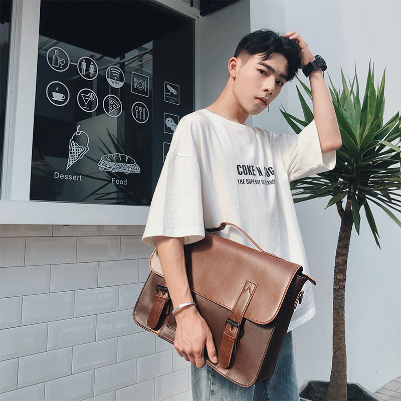 Men's casual shoulder bag