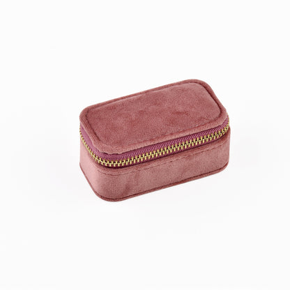 Velvet Travel Jewelry Storage Box